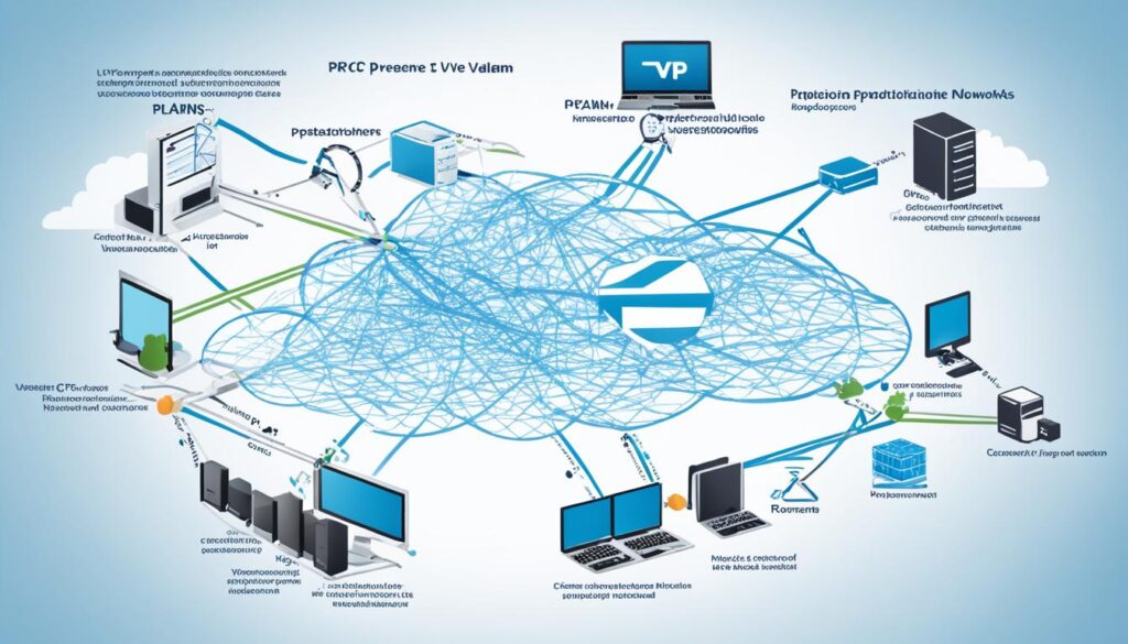 Präpositionen con thcp y VLANs
