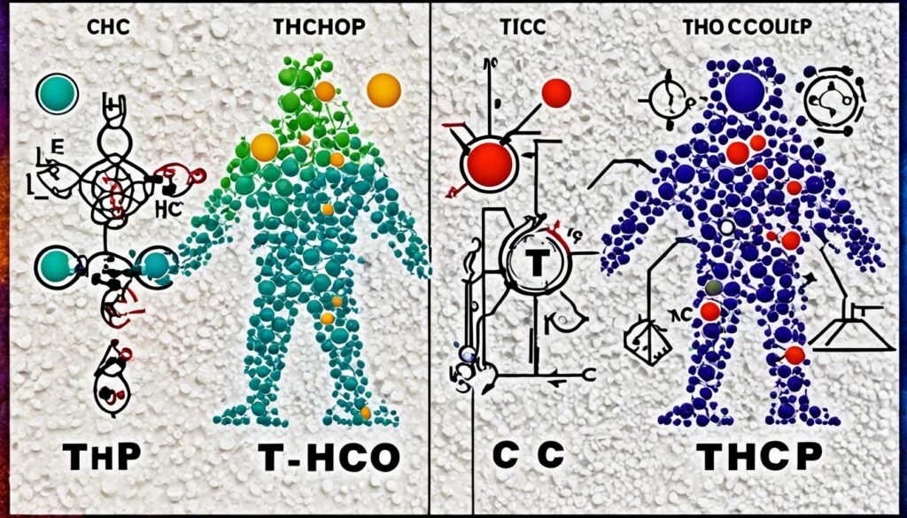 comparación THCo vs THCP