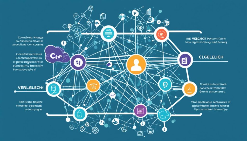 diferencias clave entre Vergleiche, thcp y eigrp en